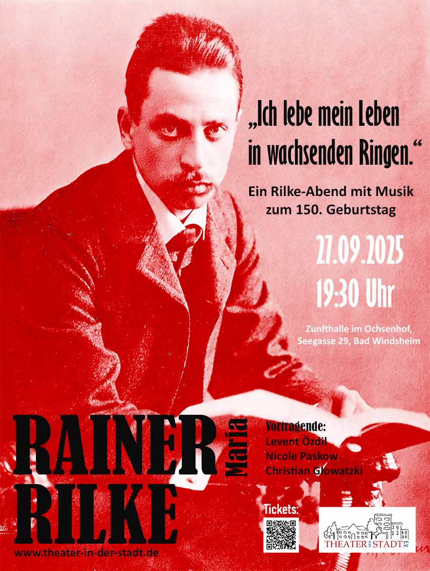 Lesung Rainer Maria Rilke in Bad Windsheim vom Theater in der Stadt